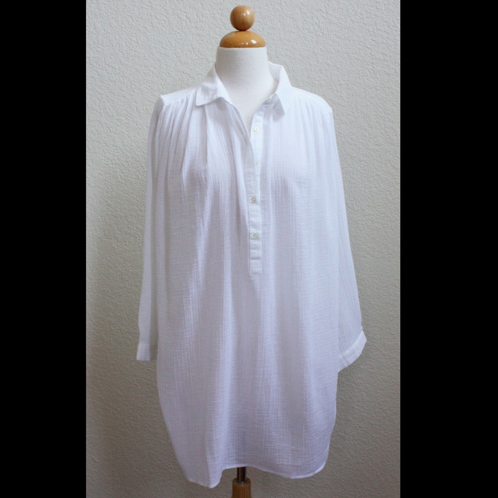 SOLD OUT - J.CREW NWTGAUZE BEACH COVER UP TUNIC